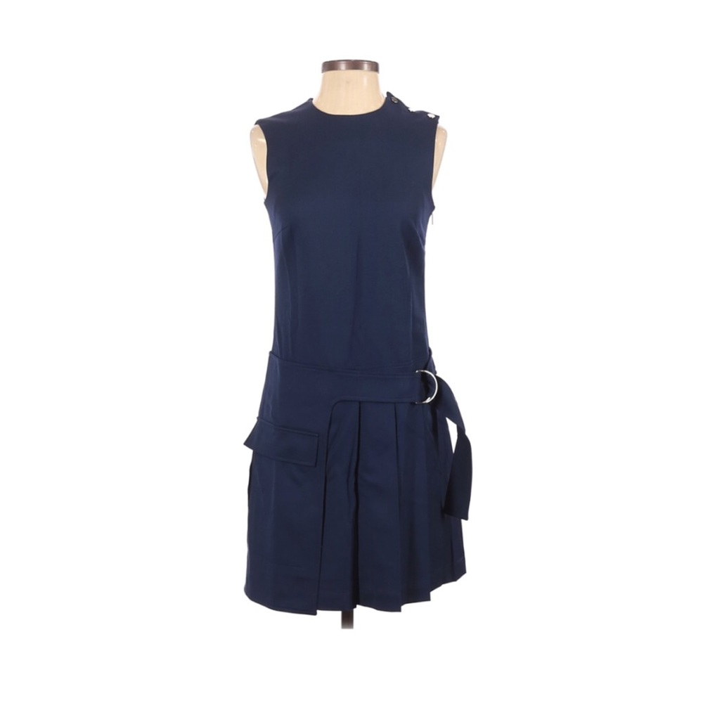 GREY Jason Wu NWT Size 0 Pleated Patch Pocket Wool Dress